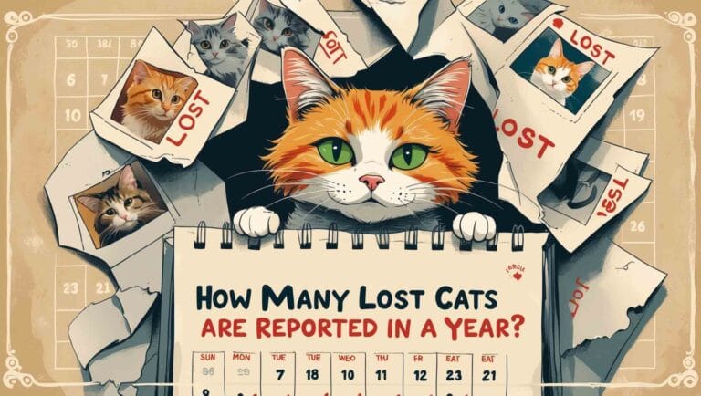 How Many Lost Cats Are Reported in a Year?