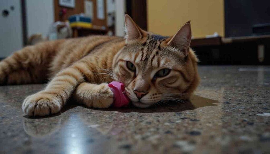 cats left alone in home