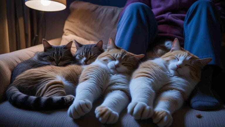 Cats Sleep by Your Feet