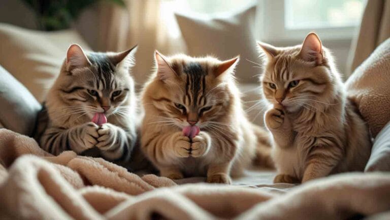 Why Do Cats Lick Their Paws