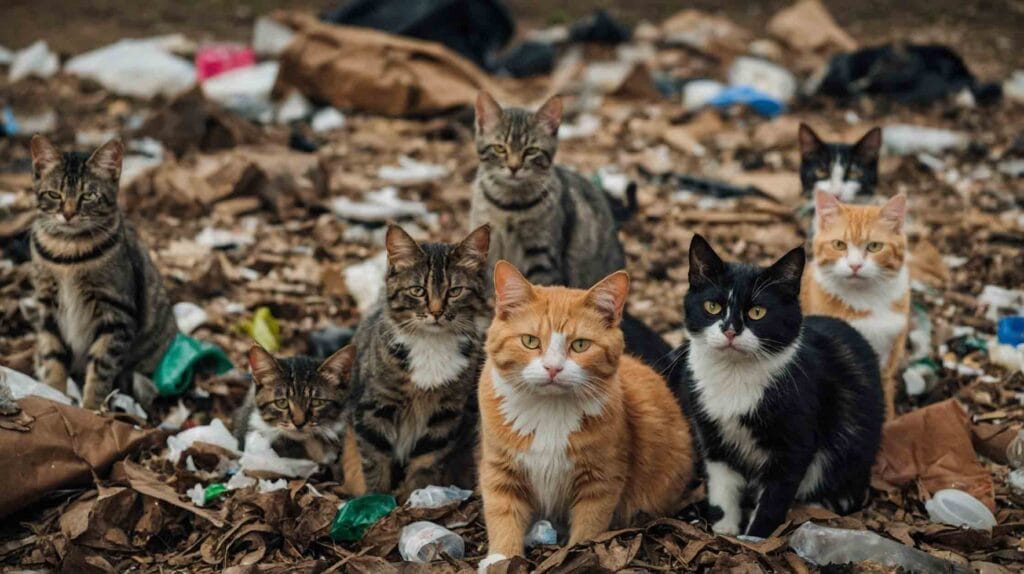How to Keep Cats Out of Garbage