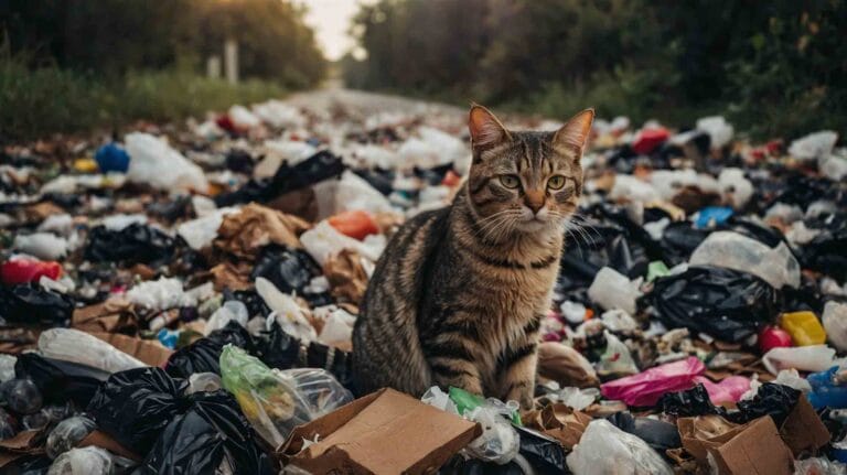 How to Keep Cats Out of Garbage