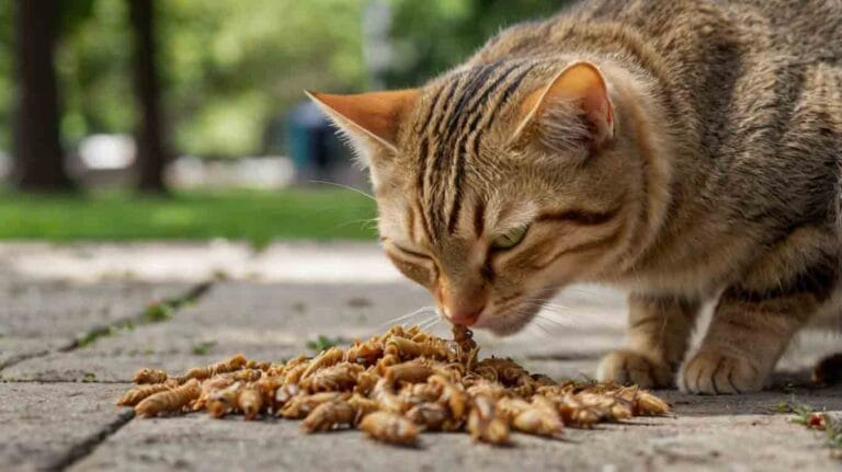 Can I Give My Cat a Mealworm